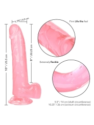 Grösse Königin-Dildo Rosa 20.3 cm von Calexotics