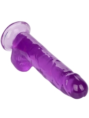 Grösse Königin-Dildo Lila 20.3 cm von Calexotics