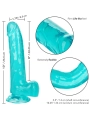 Grösse Königin-Dildo Blau 20.3 cm von Calexotics