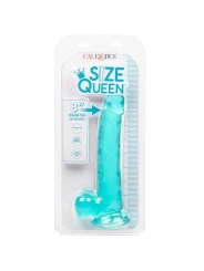 Grösse Königin-Dildo Blau 20.3 cm von Calexotics