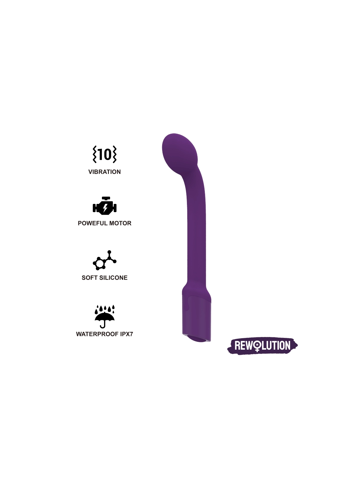 Rewoflex Flexibler G-Punkt-Stimulator-Vibrator von Rewolution