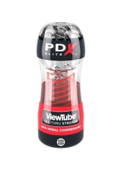 Stroker Viewtube 2 Spiralkompression Transparent von Pdx Elite