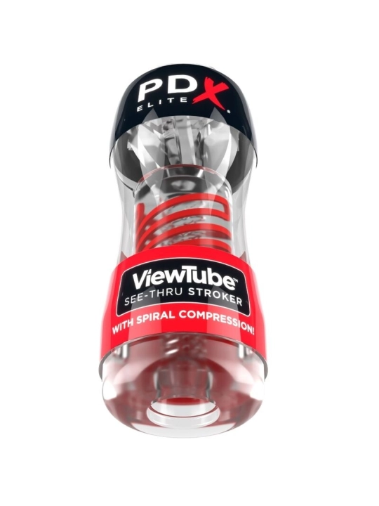 Stroker Viewtube 2 Spiralkompression Transparent von Pdx Elite