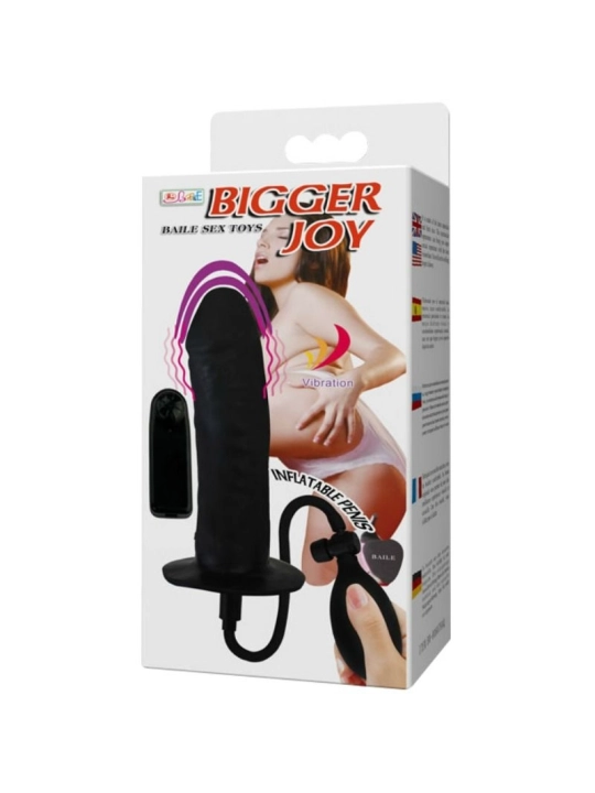 Grösserer Joy Aufblasbarer Penis mit Vibration 16 cm von Baile