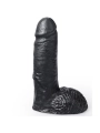 Realistischer Dildo Schwarz Farbe Cesar 19 cm von Hung System