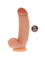 Silikondildo 18 cm mit Kugeln Beige von Get Real