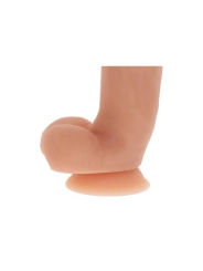 Silikondildo 18 cm mit Kugeln Beige von Get Real