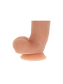 Silikondildo 18 cm mit Kugeln Beige von Get Real