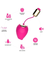 Mandala Eivibrator G-Spot Fernbedienbares Fuchsia von Armony Stimulators