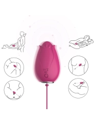 Mandala Eivibrator G-Spot Fernbedienbares Fuchsia von Armony Stimulators