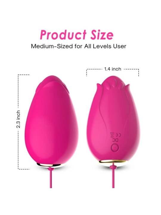 Mandala Eivibrator G-Spot Fernbedienbares Fuchsia von Armony Stimulators