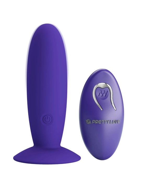 Jugendplug Analvibrator mit Fernbedienbares Violett von Pretty Love Youth