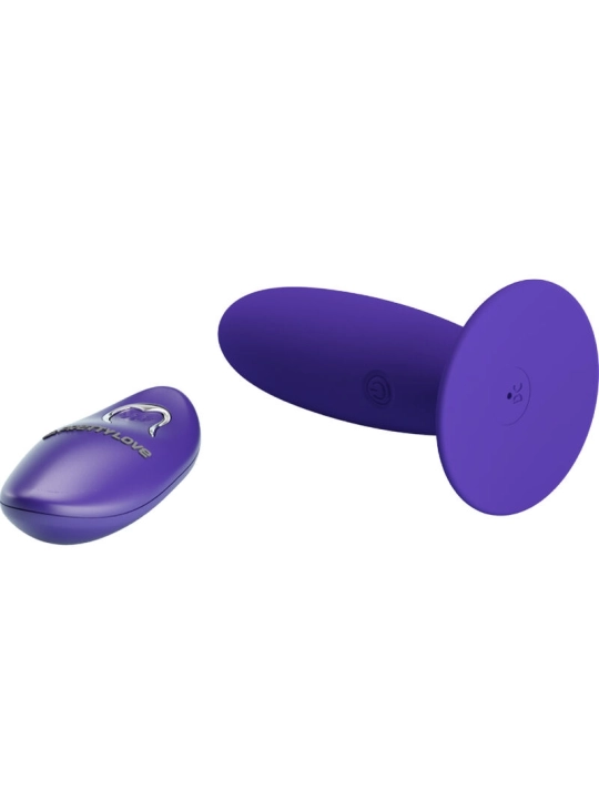 Jugendplug Analvibrator mit Fernbedienbares Violett von Pretty Love Youth