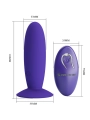 Jugendplug Analvibrator mit Fernbedienbares Violett von Pretty Love Youth