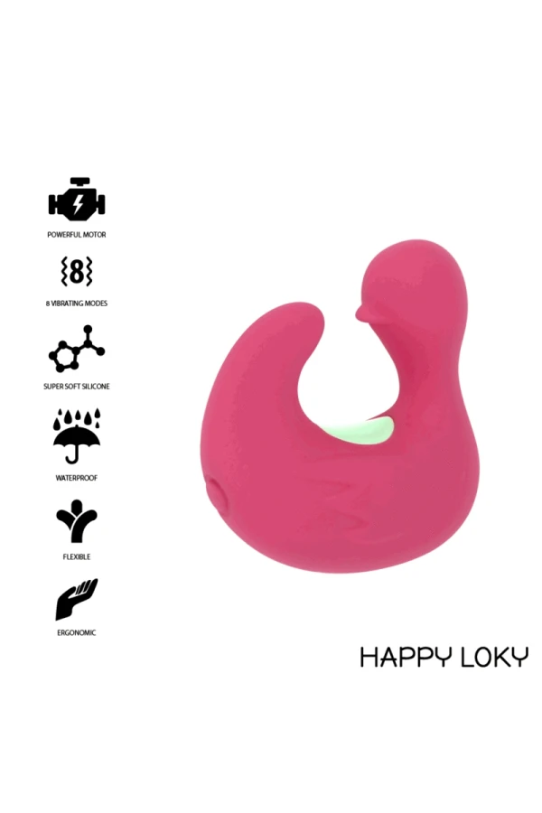 Duckymania Aufladbarer Silikonstimulatorfinger von Happy Loky