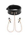 Black Edition Halsband mit Nippelklemmen von Begme Black Edition