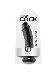 8 Dildo Schwarz 20.3 cm von King Cock