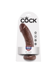 8 Dildo Braun 20.3 cm von King Cock