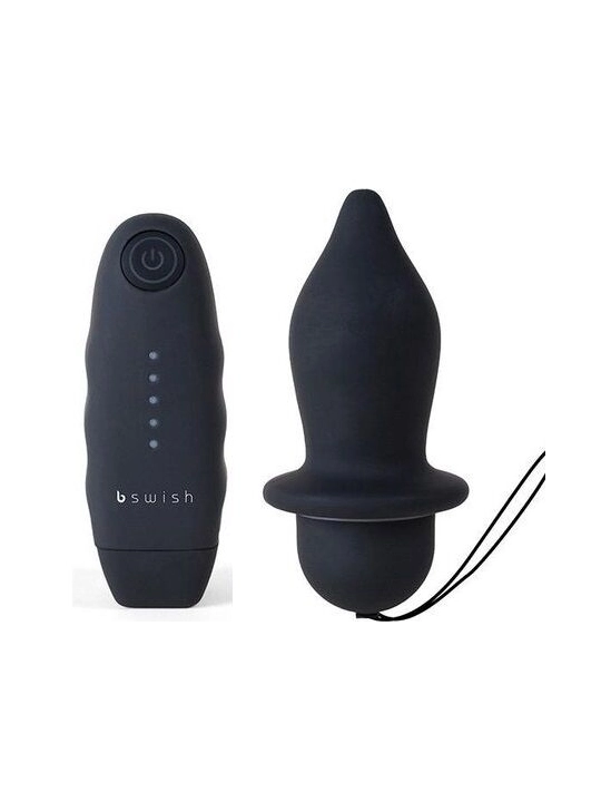 Bfilled Classic Vibrating Plug Schwarz von B Swish