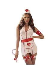 Sexy Krankenschwester Kostüm Kleid L/XL von Subblime Costumes