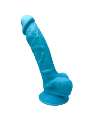 Model 1 Realistischer Penis Premium Silexpan Silikon Blau 17.5 cm von Silexd