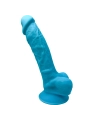 Model 1 Realistischer Penis Premium Silexpan Silikon Blau 17.5 cm von Silexd