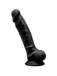 Modell 1 Realistischer Penis Premium Silexpan Silikon Schwarz 17.5 cm von Silexd