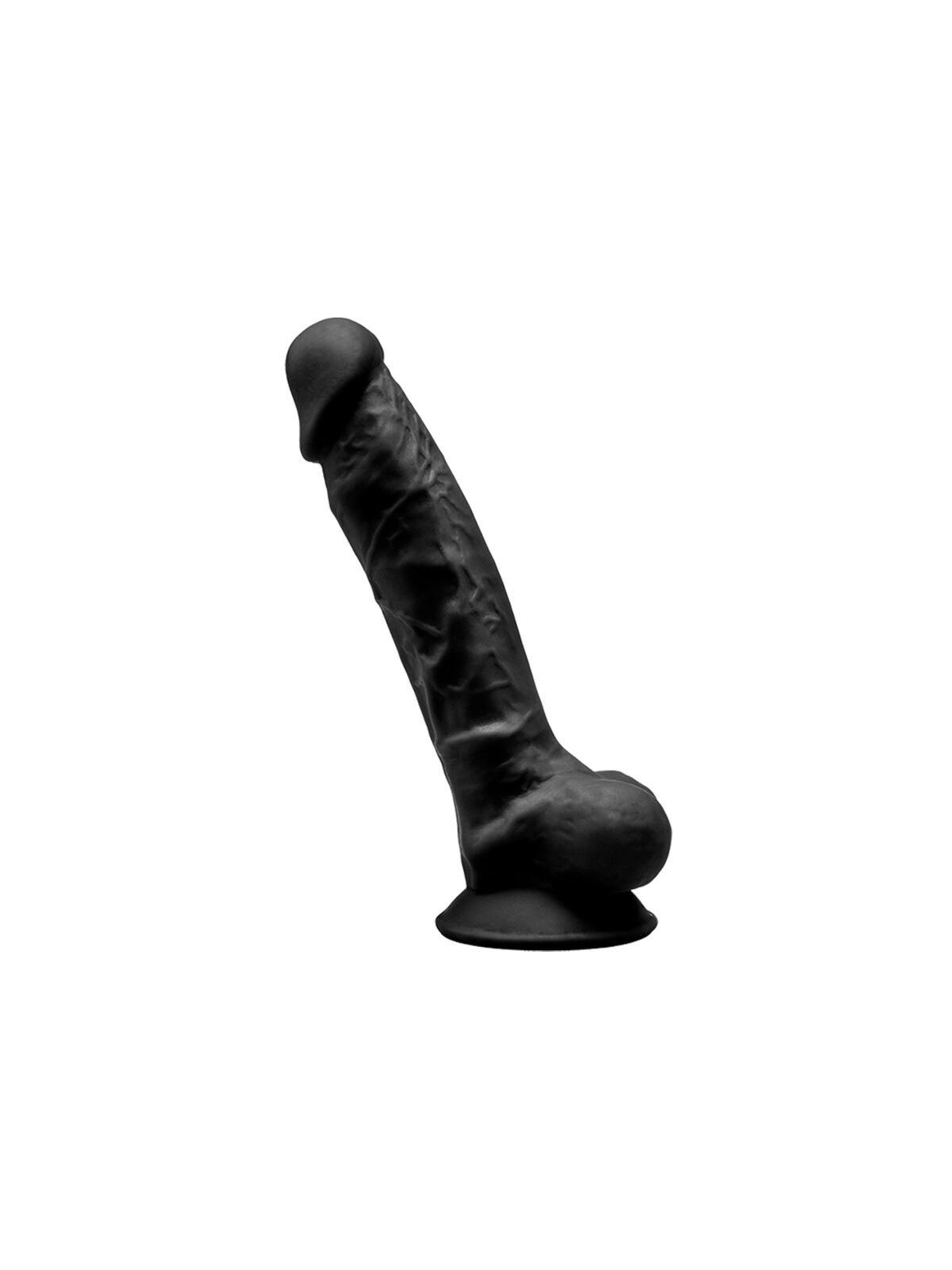 Modell 1 Realistischer Penis Premium Silexpan Silikon Schwarz 17.5 cm von Silexd