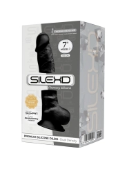 Modell 1 Realistischer Penis Premium Silexpan Silikon Schwarz 17.5 cm von Silexd