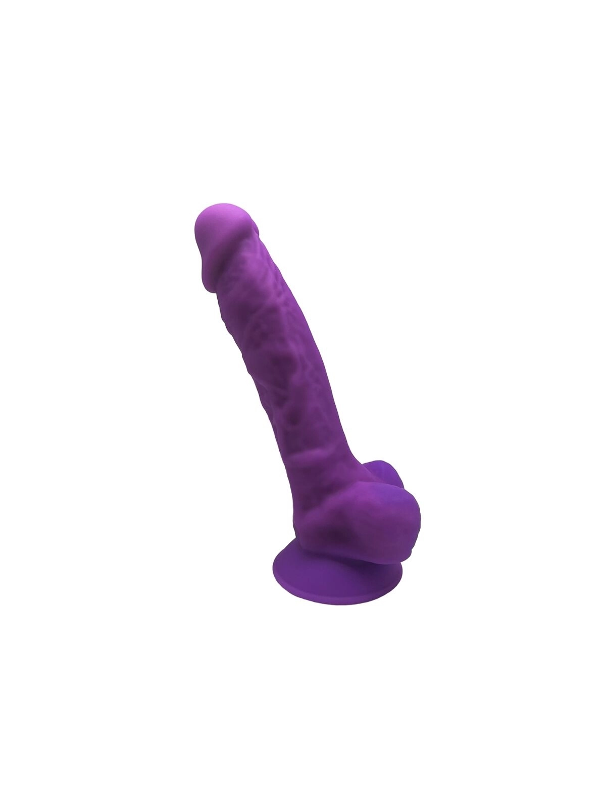 Model 1 Realistischer Penis Premium Silexpan Silikon Violett 17.5 cm von Silexd