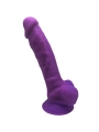 Model 1 Realistischer Penis Premium Silexpan Silikon Violett 17.5 cm von Silexd