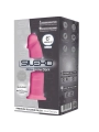 Model 2 Realistischer Penis Premium Silexpan Silikon Fluoreszierendes Rosa 15 cm von Silexd