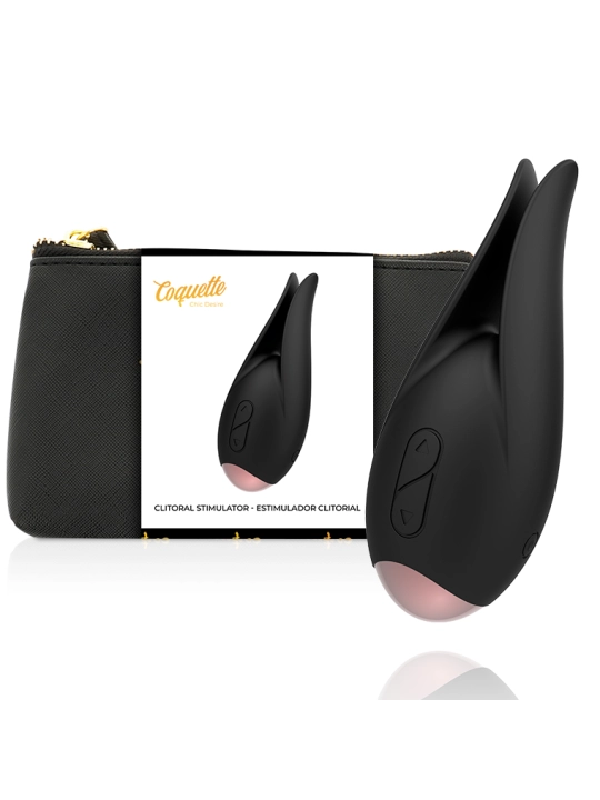 Klitorialstimulator Schwarz / Gold von Coquette Toys