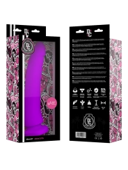 Toys Lila Dildo Medizinisches Silikon 23 cm -O- 4.5 cm von Deltaclub