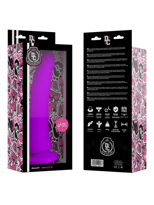 Toys Lila Dildo Medizinisches Silikon 23 cm -O- 4.5 cm von Deltaclub