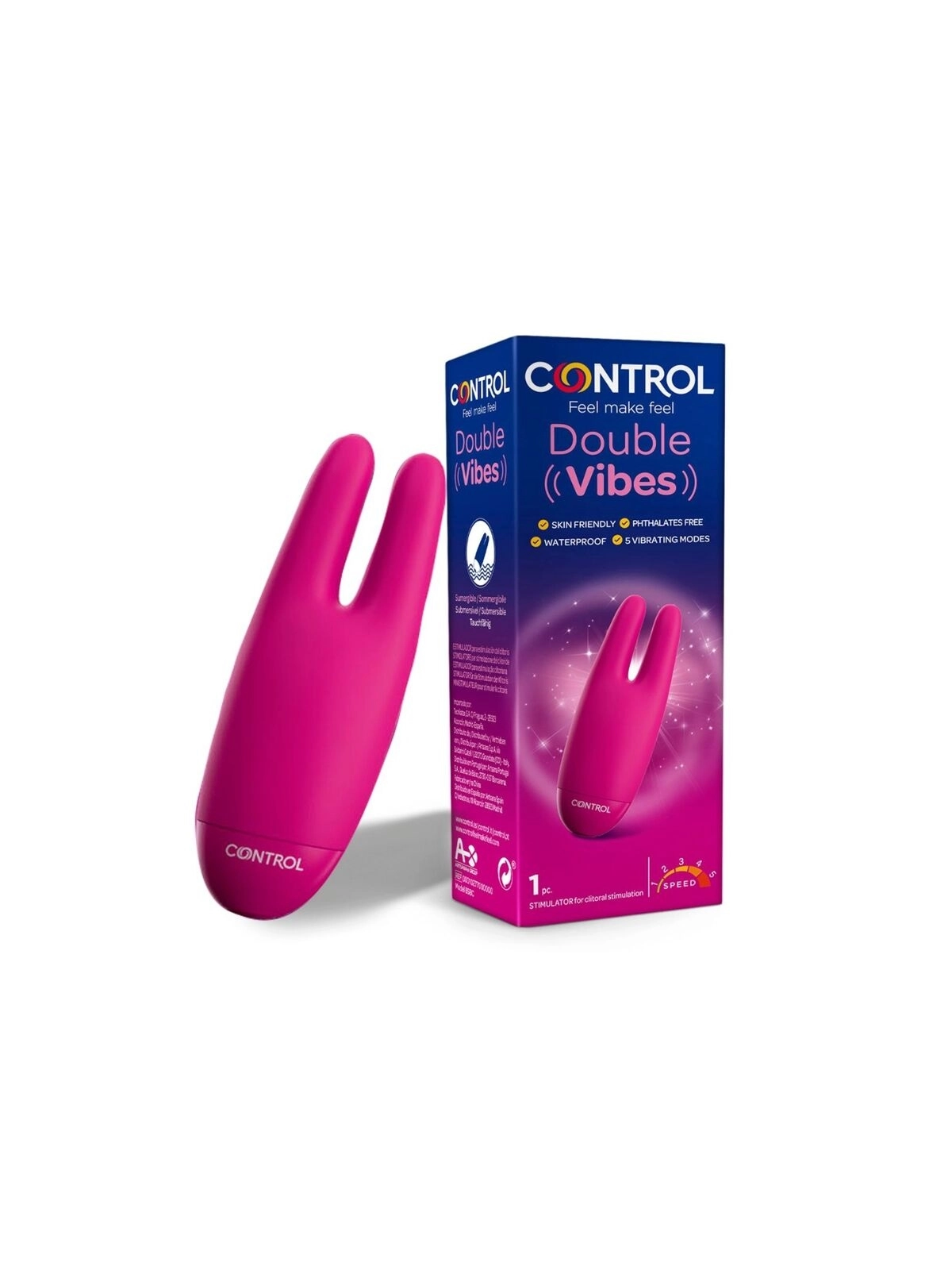 Doppelter Vibes-Stimulator von Control Toys