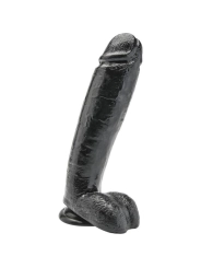 Dildo 25,5 cm mit Kugeln Schwarz von Get Real