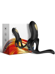 Joy Jumper Ringvibrator für Paare & Analplug Schwarz von Armony For Him