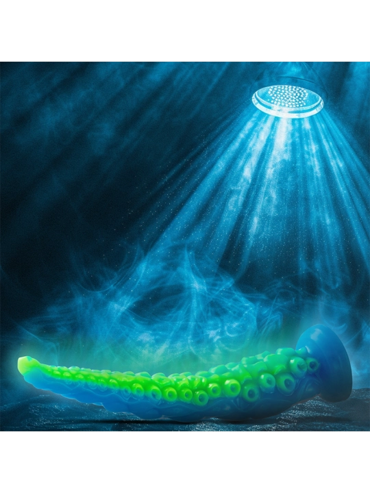 Scylla Fluoreszierender Dünner Tentakel-Dildo, Kleine Grösse von Epic