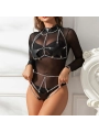 Ganzkörperharness mit Sternkettendetail One Size (S-L) von Subblime Fetish