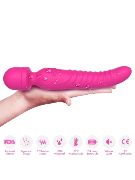 Mission Massager & Vibrator Wärmeeffekt Fuchsia von Armony Massagers