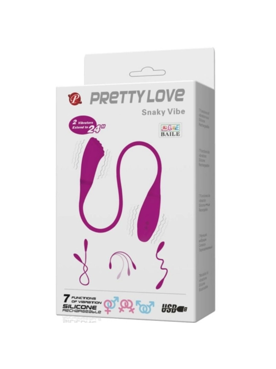 Smart Snaky Vibe Vibrator 2 Motoren von Pretty Love Smart