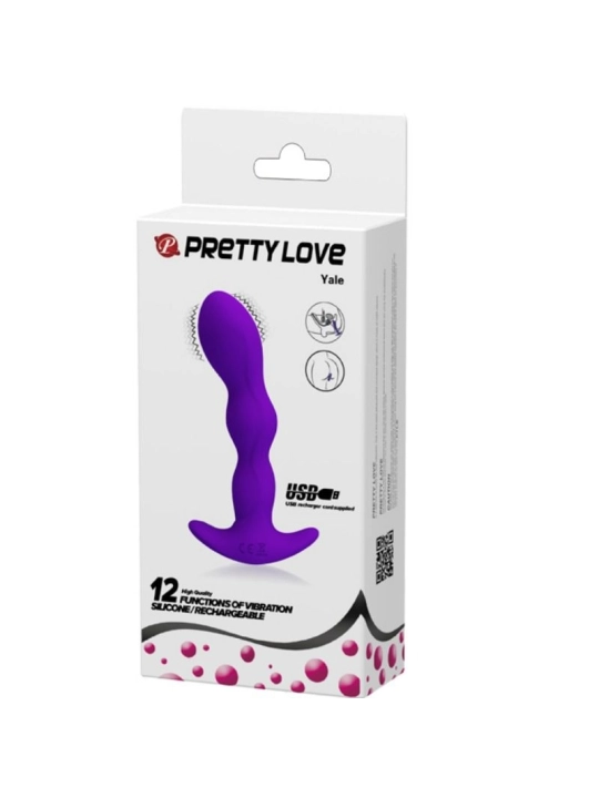 Anal Massager 12 Lila Vibrationsmodi von Pretty Love