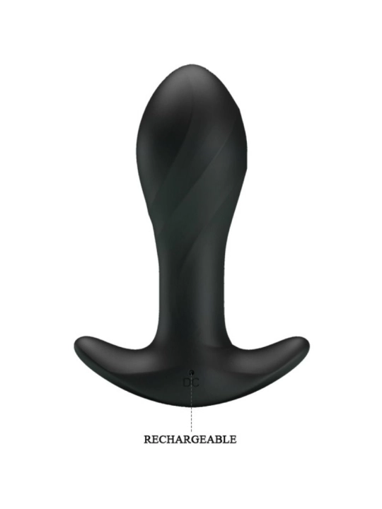 Schwarzer Analvibrator von Pretty Love