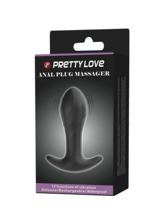 Schwarzer Analvibrator von Pretty Love