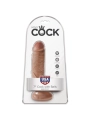 Realistischer Penis mit Kugeln 13.2 cm Karamell von King Cock