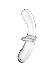 Doppel Kristall Dildo Transparent von Satisfyer Crystal