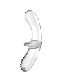 Doppel Kristall Dildo Transparent von Satisfyer Crystal