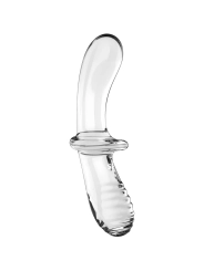 Doppel Kristall Dildo Transparent von Satisfyer Crystal