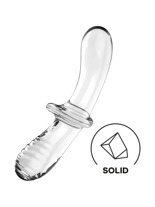 Doppel Kristall Dildo Transparent von Satisfyer Crystal